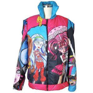 Monster High adult puffer jacket pockets one of a kind piece